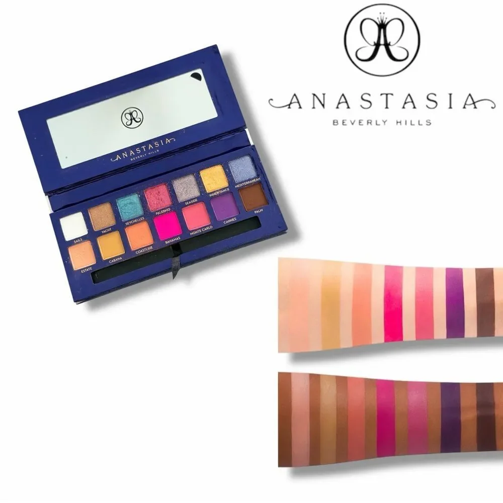 Anastasia Beverly Hills Three Eyeshadow Pallets - Riviera, Prism & Carli Bybel